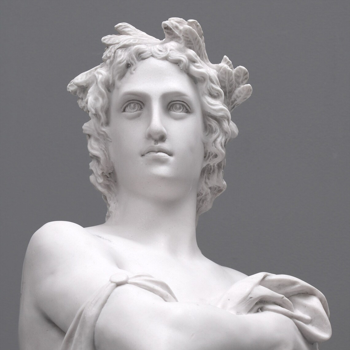 Marble Statue of Virgil head