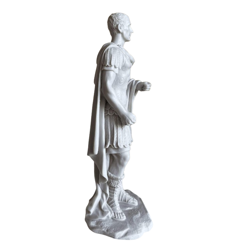 Side angle Julius Caesar Marble Statue