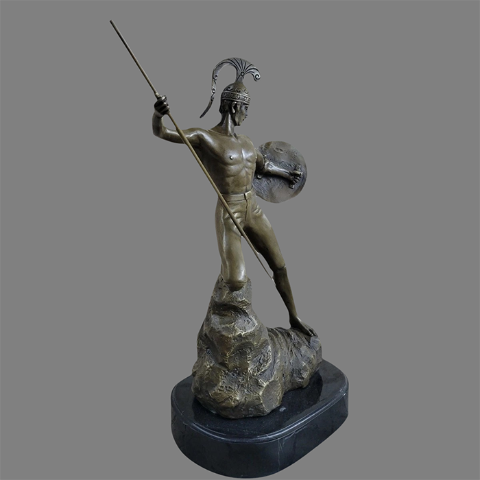 bronze Roman Gladiator Sculpture