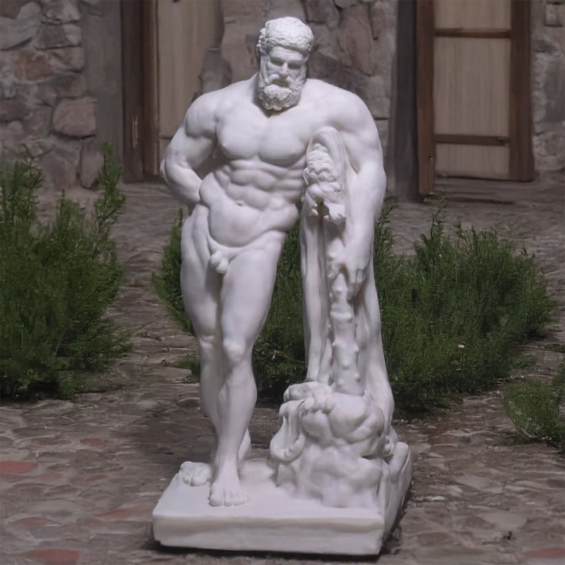 marble Lysippos Farnese Hercules garden statue