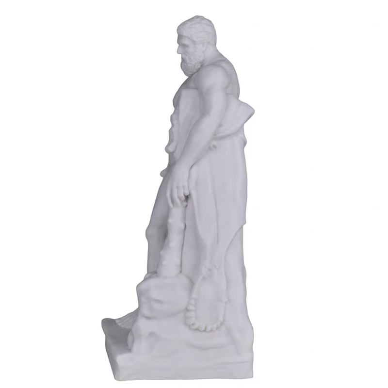 marble Lysippos Farnese Hercules side