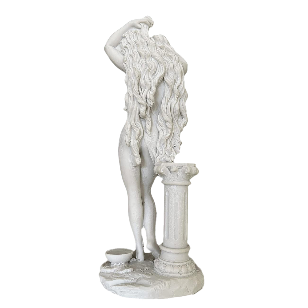 marble Roman Aphrodite Statue back view