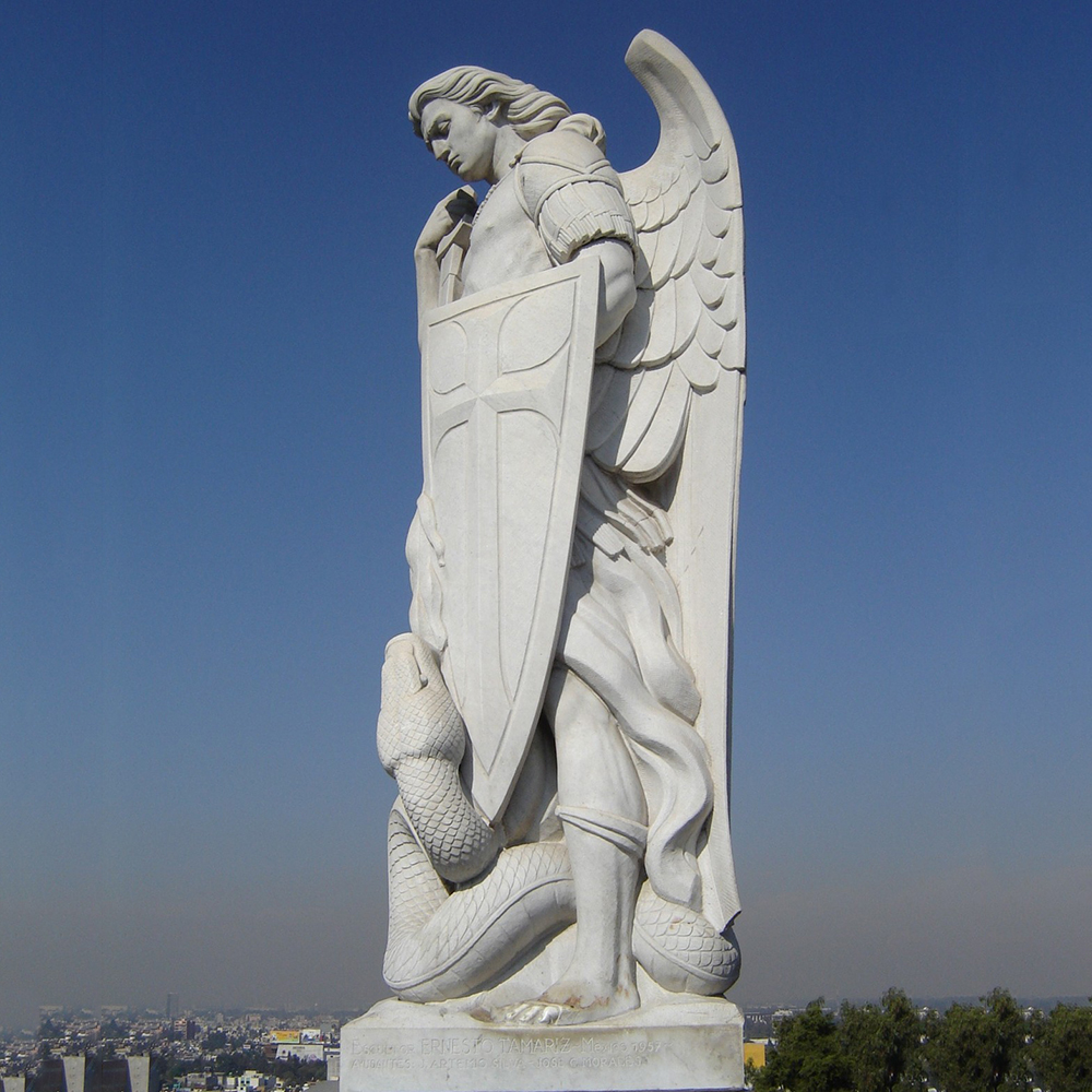 marble-archangel-michael-statue