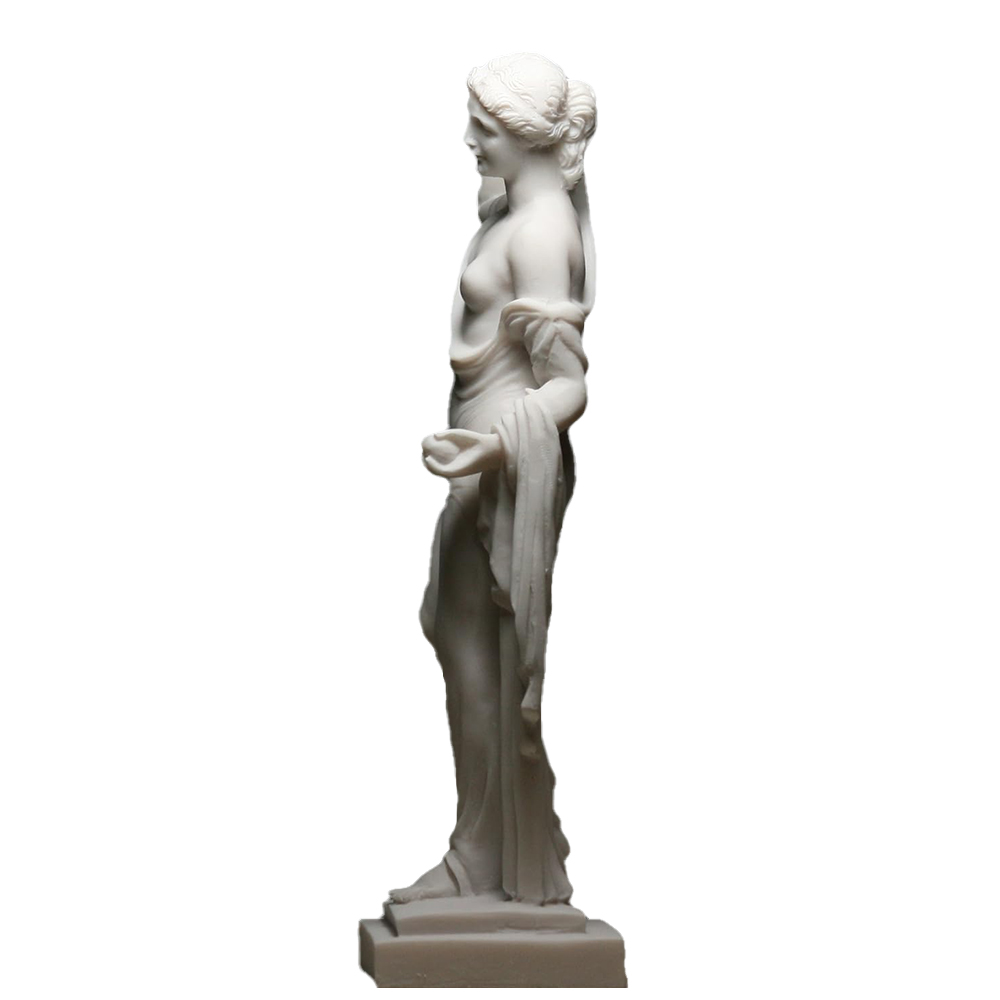 side view marble Aphrodite Garden Statue