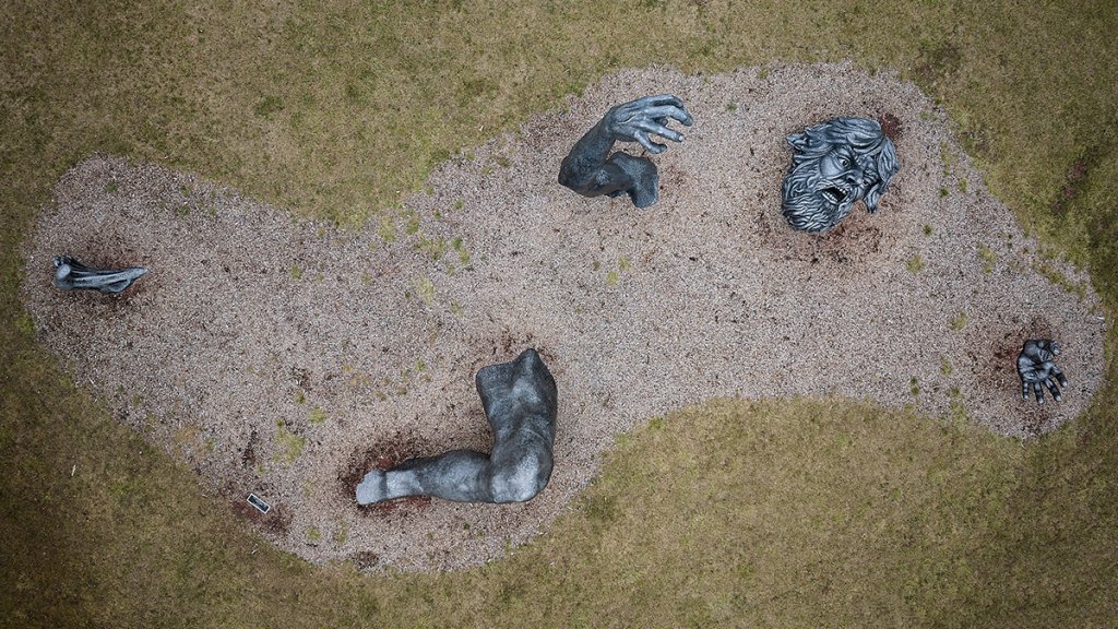 1.2 Large scale outdoor awakening sculpture