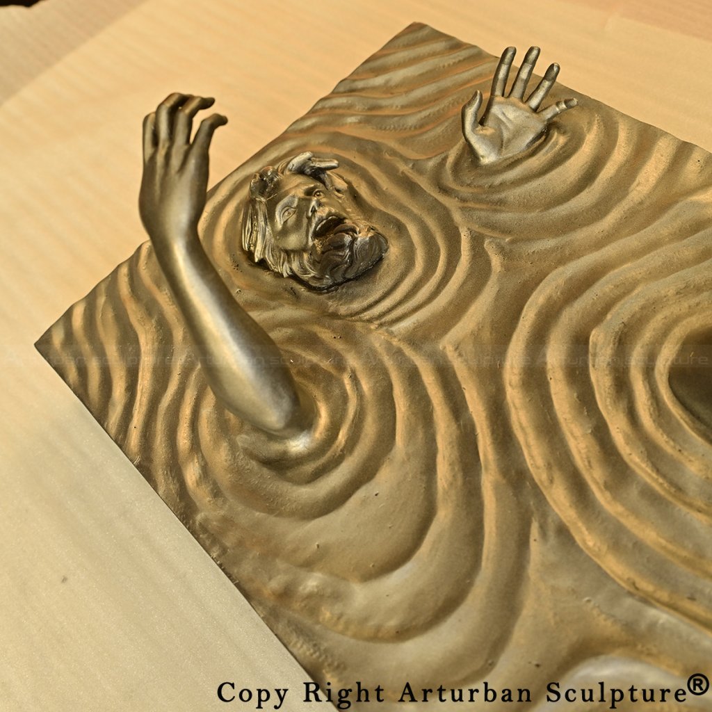 4.3 The Awakening bronze Sculpture detail