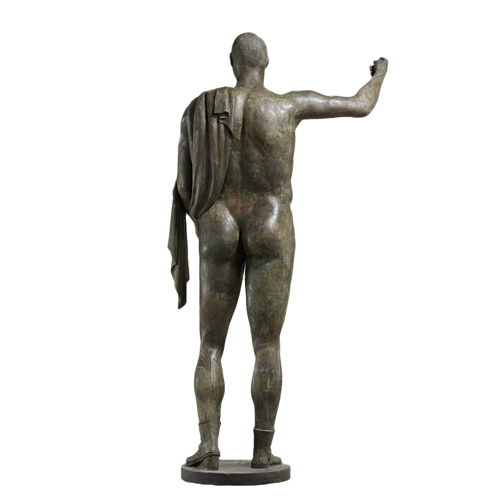 Bronze-Statue-of-the-Emperor-Trebonianus-Gallus-back