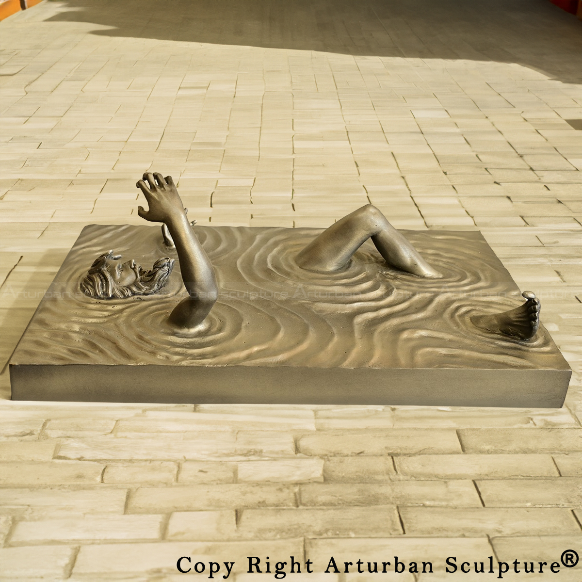 Bronze the Awakening Sculpture finished artwork