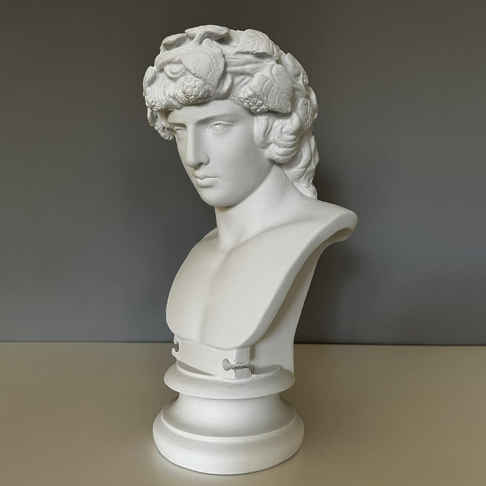 Classic marble Bacchus Bust
