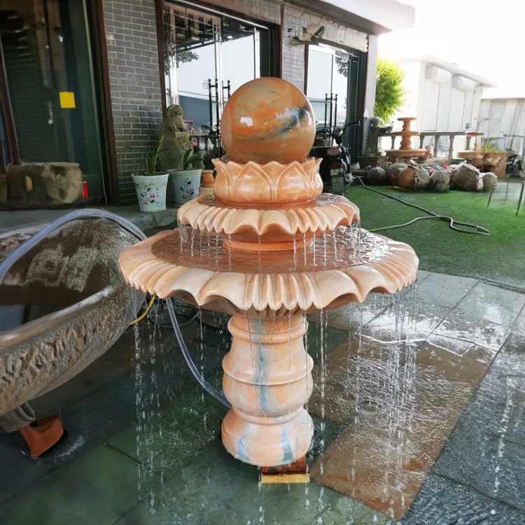 Classical Marble Rolling Ball Water Fountains