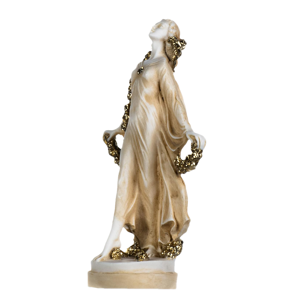 Flora Goddess of Flowers Statue side