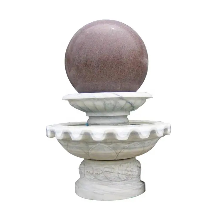 Garden marble Rolling Ball Water Feature