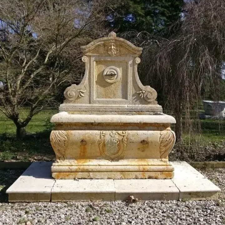 Large Marble Courtyard Wall Fountain Outdoor