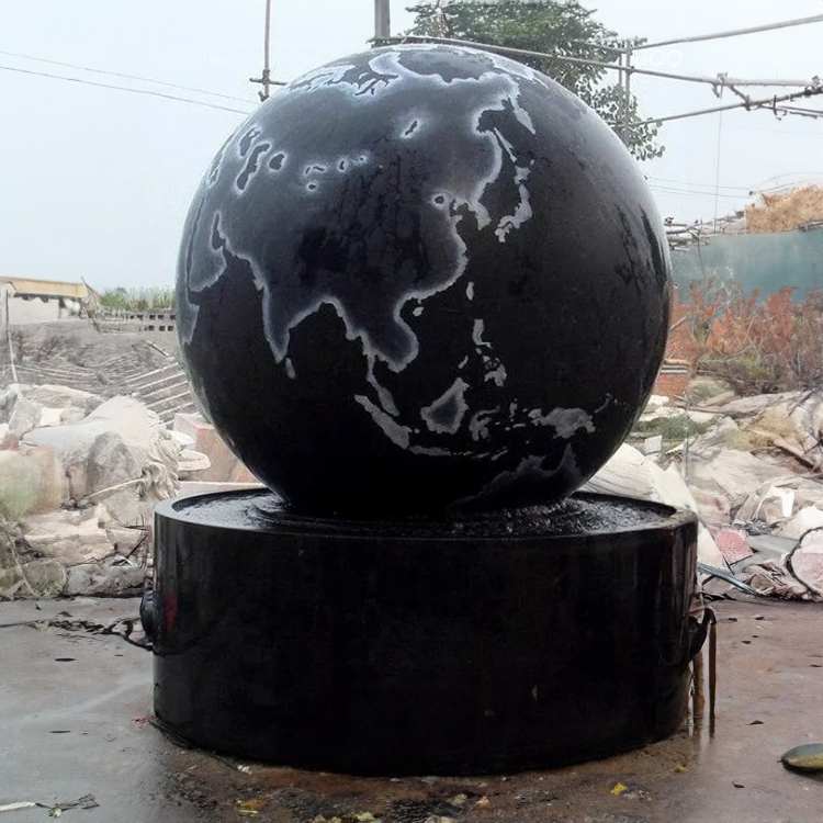Large Rotating Ball Water Fountain outdoor
