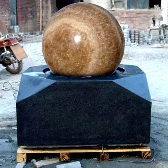 Large Stone Ball Water Feature outdoor