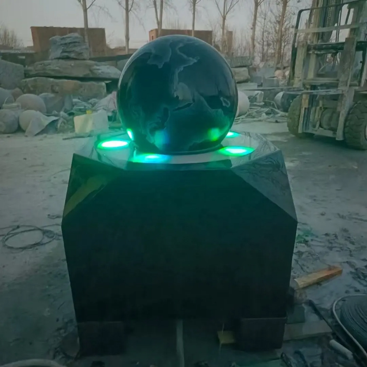 Large Stone Ball Water Feature polished marble sphere