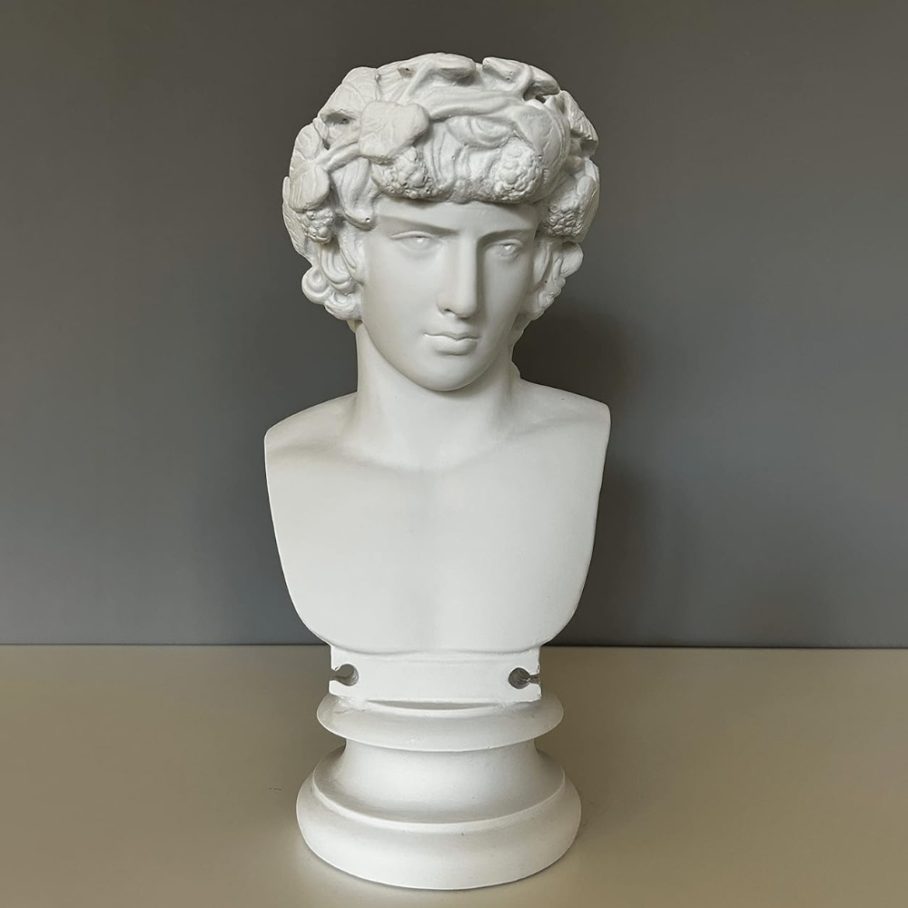Marble Bacchus Bust front view