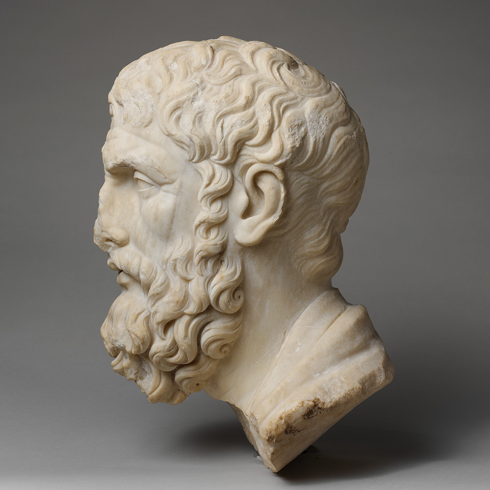 Marble-Epicurus-marble-bust-Sculpture