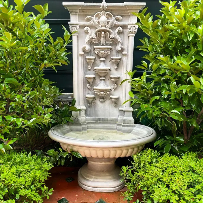 Marble Wall Mounted Water Fountain Outdoor