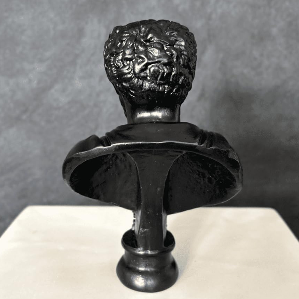 Marcus Aurelius Bust fiberglass Statue back
