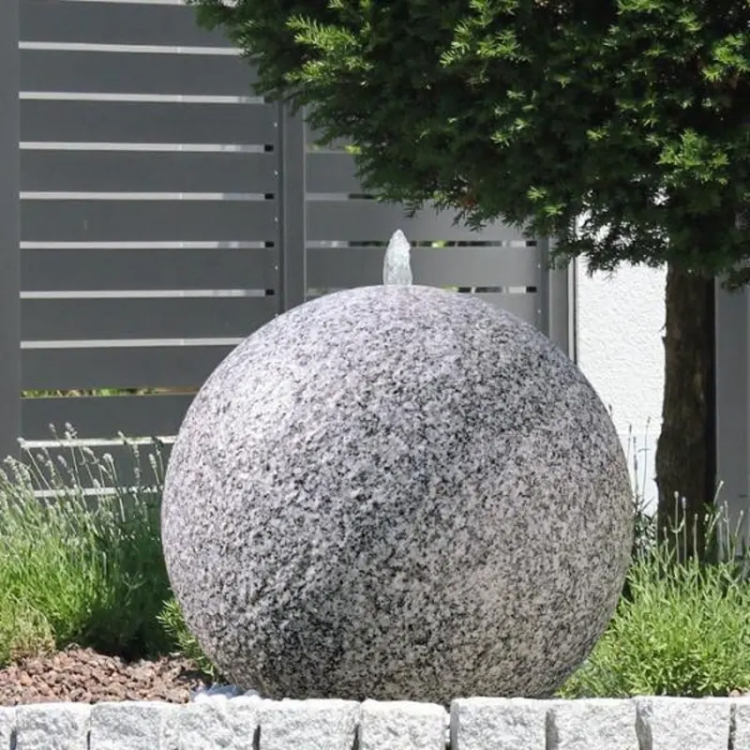 Natural stone Round Ball Fountain outdoor