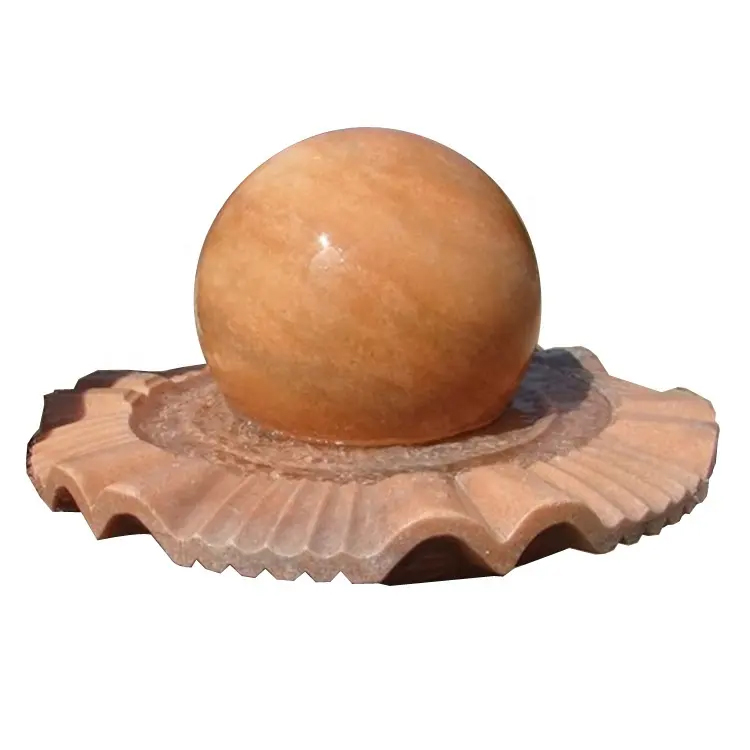 Natural stone Spinning Ball Water Feature
