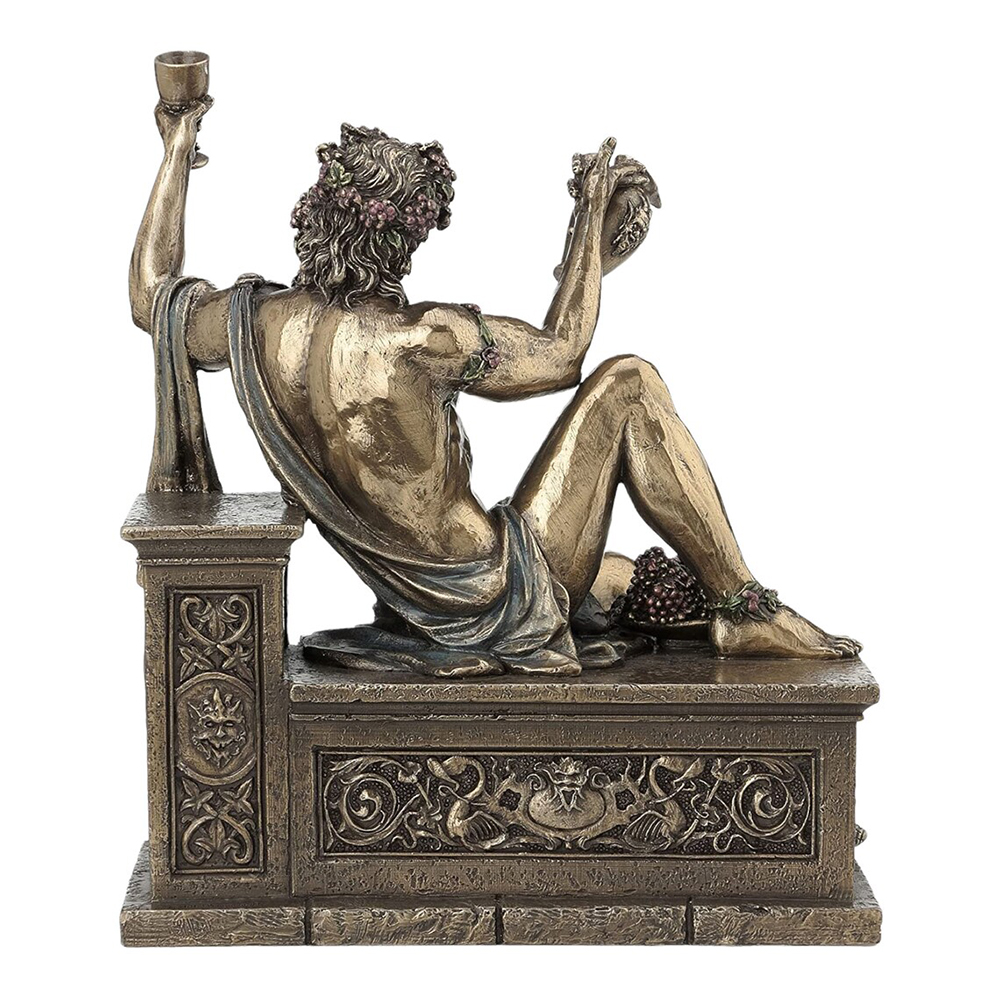 Rear bronze Bacchus God of Wine Statue