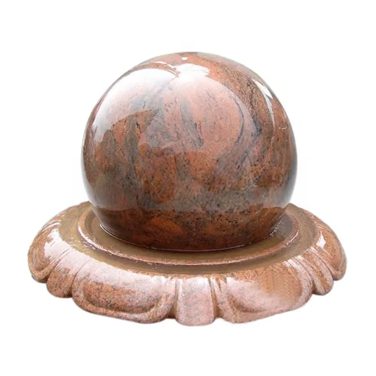 Spinning Ball Water Feature polished stone
