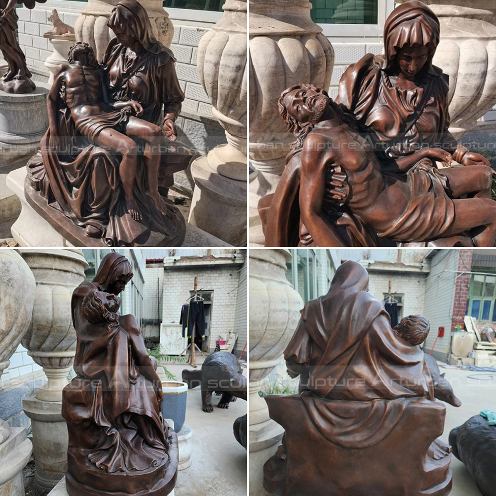 bronze-Pietà-church-statues