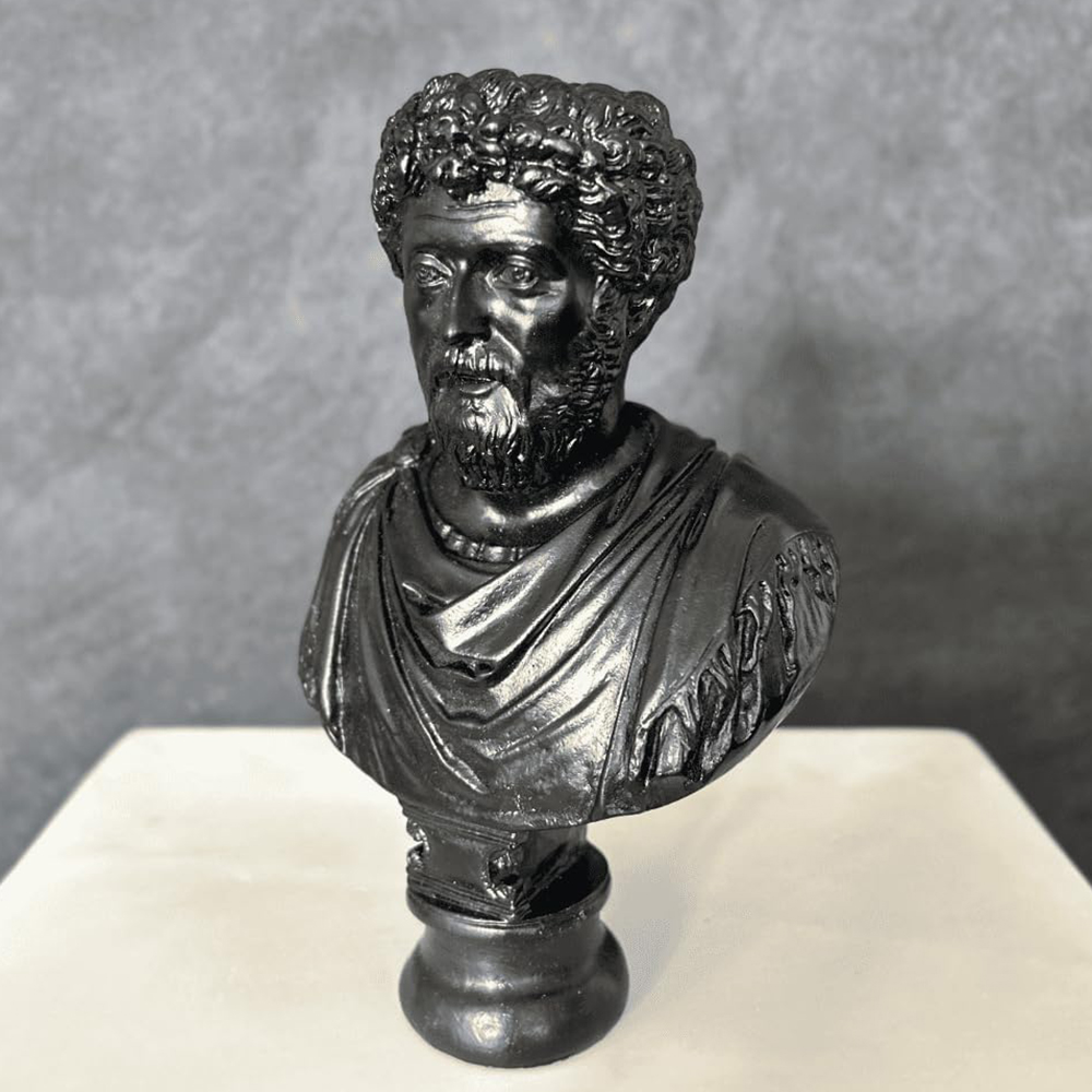 fiberglass Marcus Aurelius Bust Statue