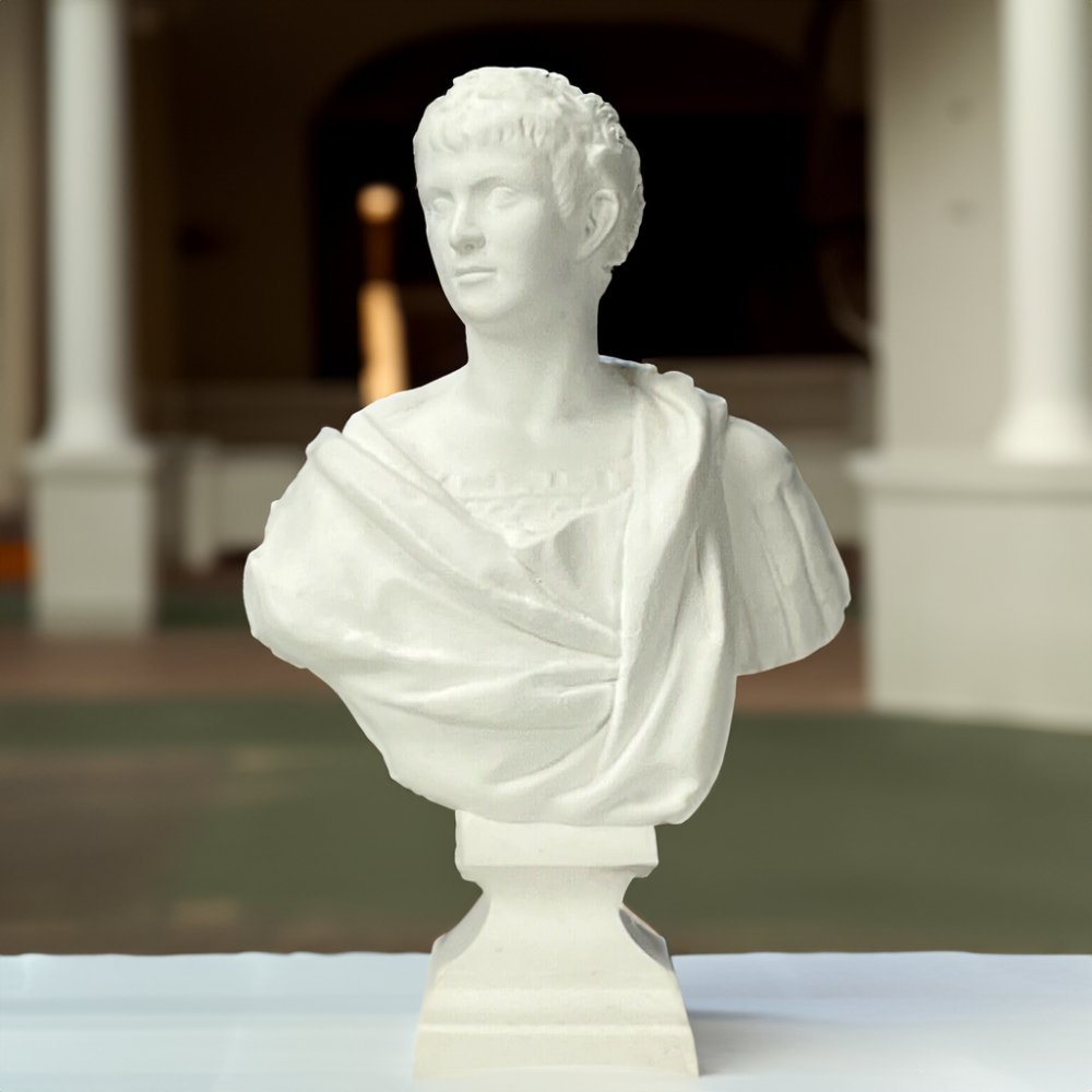 roman marble Bust of Emperor Trajan