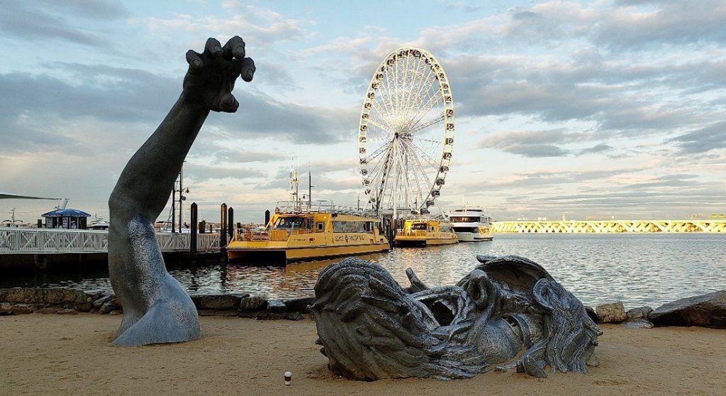 the awakening sculpture national harbor