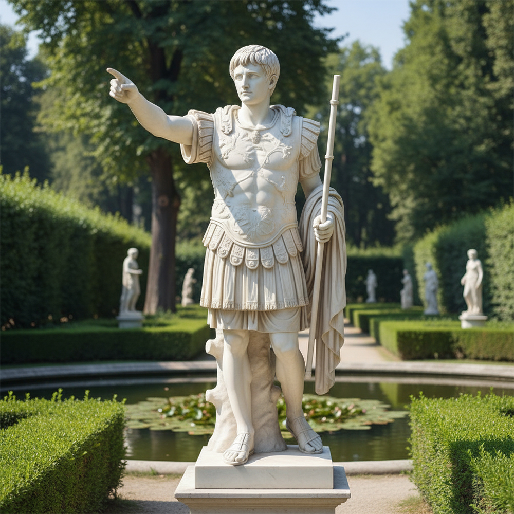 Augustus Caesar Sculture marble Roman emperor