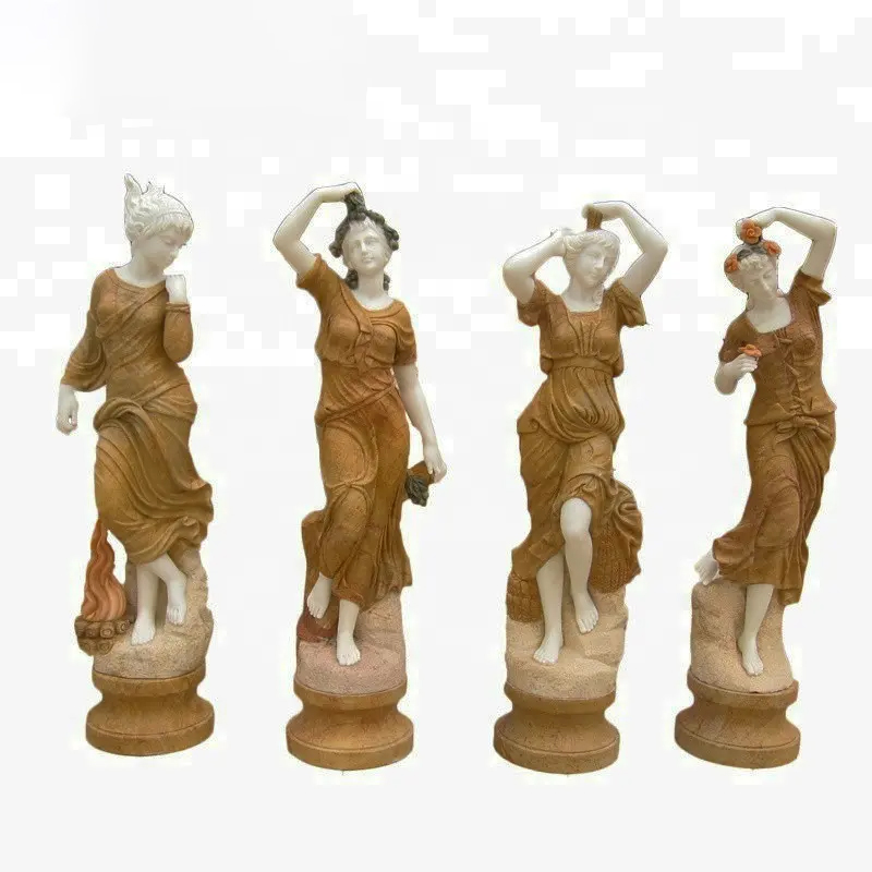 Four Seasons Marble Statues classical figures