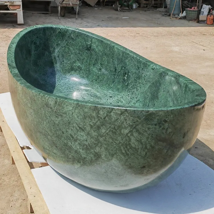 Green Marble Tub with smooth finish