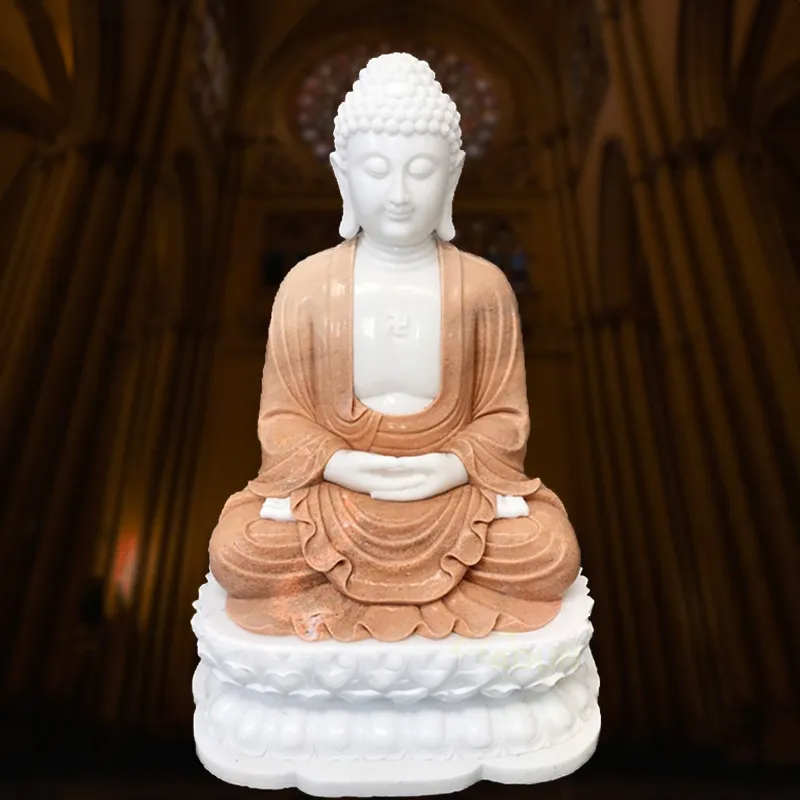Large Meditating Buddha Statue serene seated