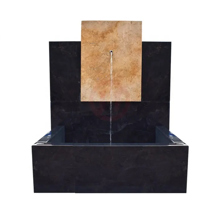 Modern Wall Mounted Water Feature stone Fountain