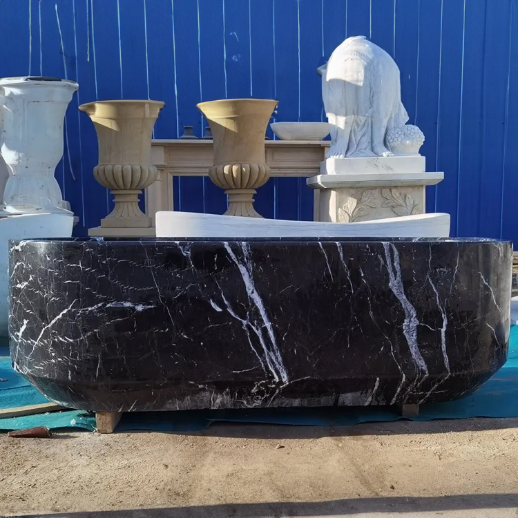 Nero Marquina Bathtub with elegant design