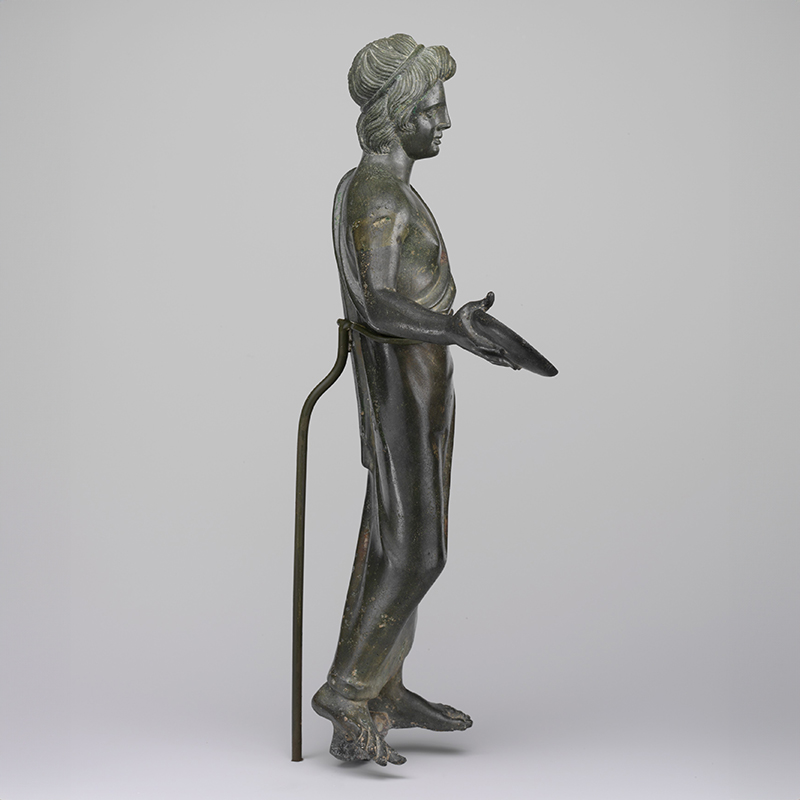 Priest Sculpture bronze ritual figure