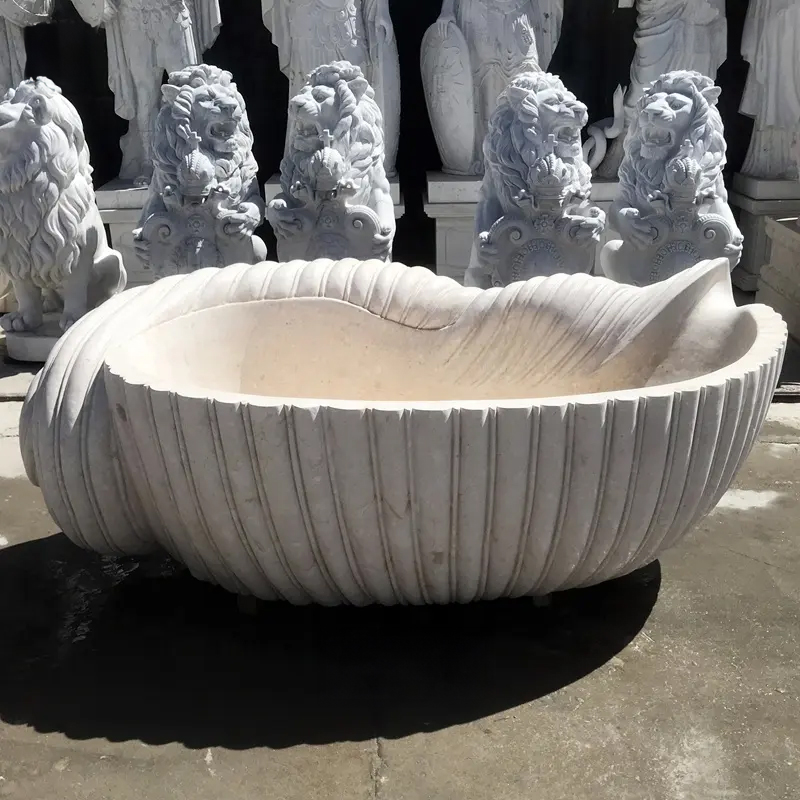 Shell Shaped Bathtub luxury sculptural bath