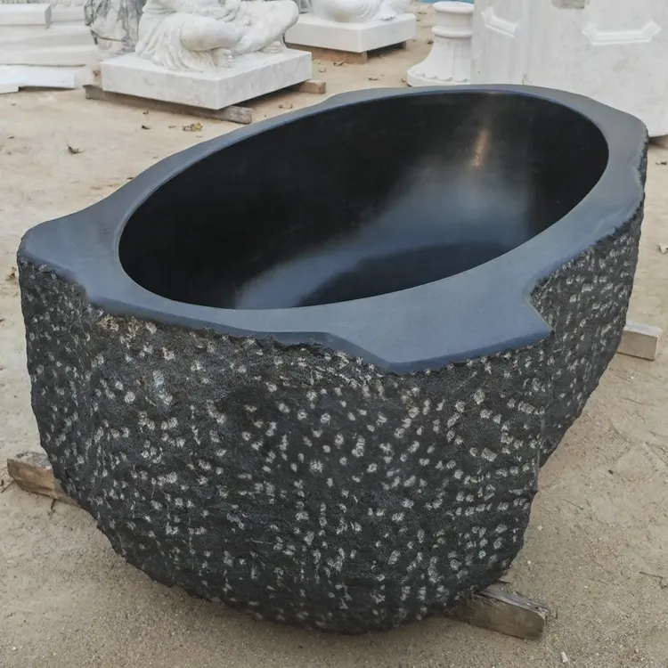 Stone Bathtub Freestanding hand carved tub