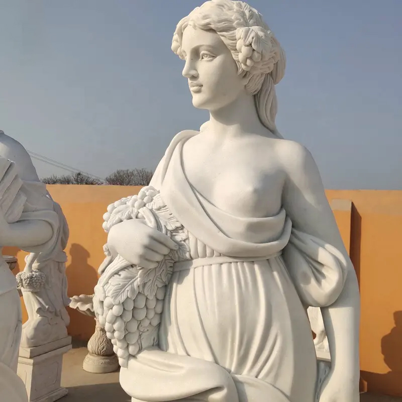 Summer Seasons Statuary with grapes