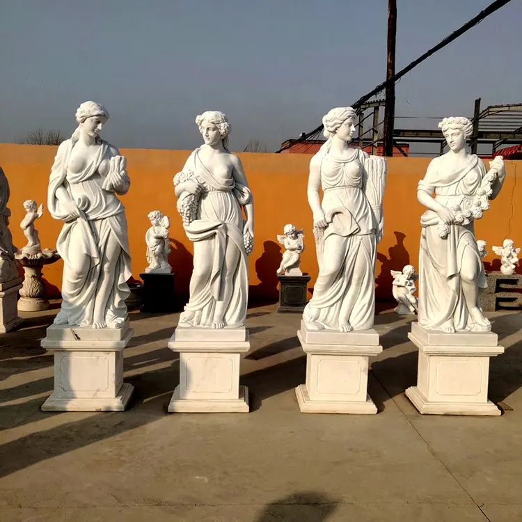 marble Four Seasons Statuary outdoor