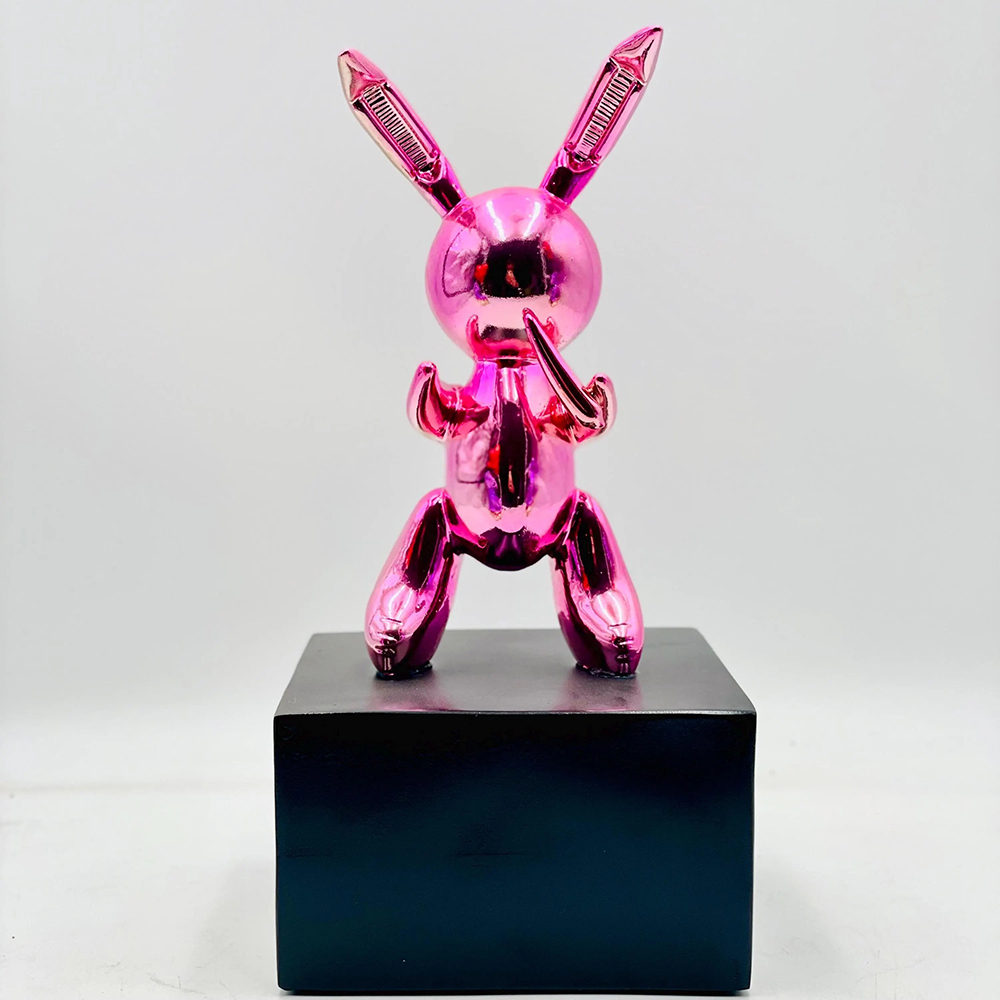 small jeff koons balloon rabbit replica