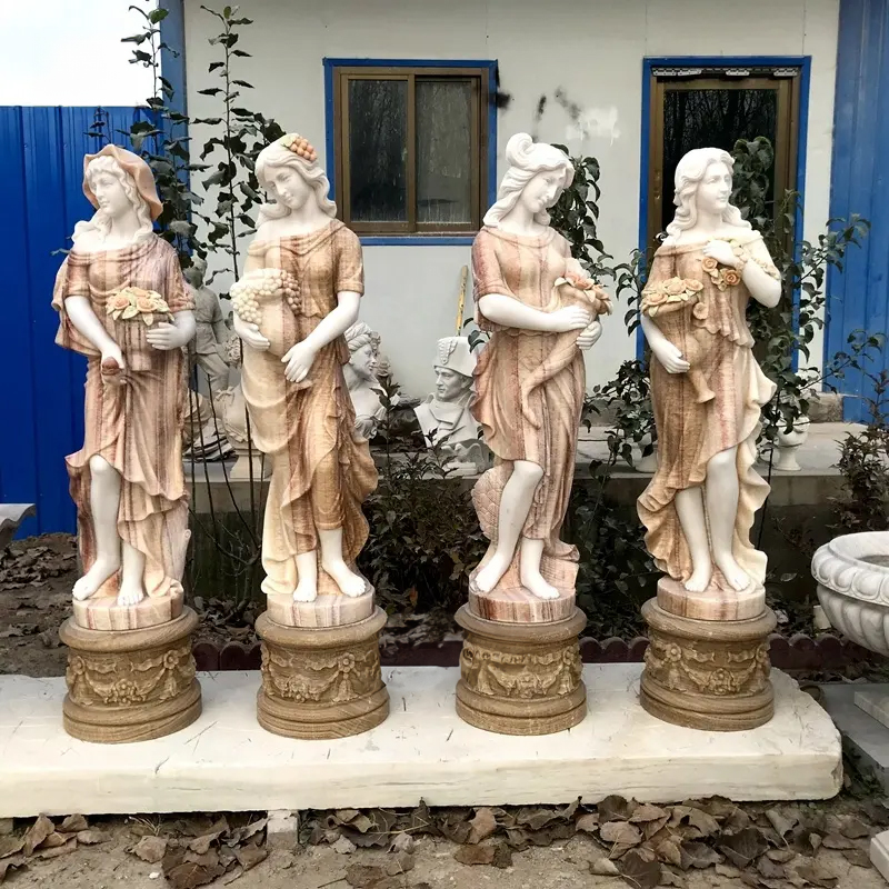 the Four Goddesses of the Seasons Statues