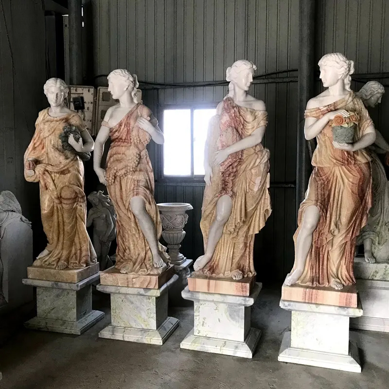 the Four Seasons Garden stone Statues