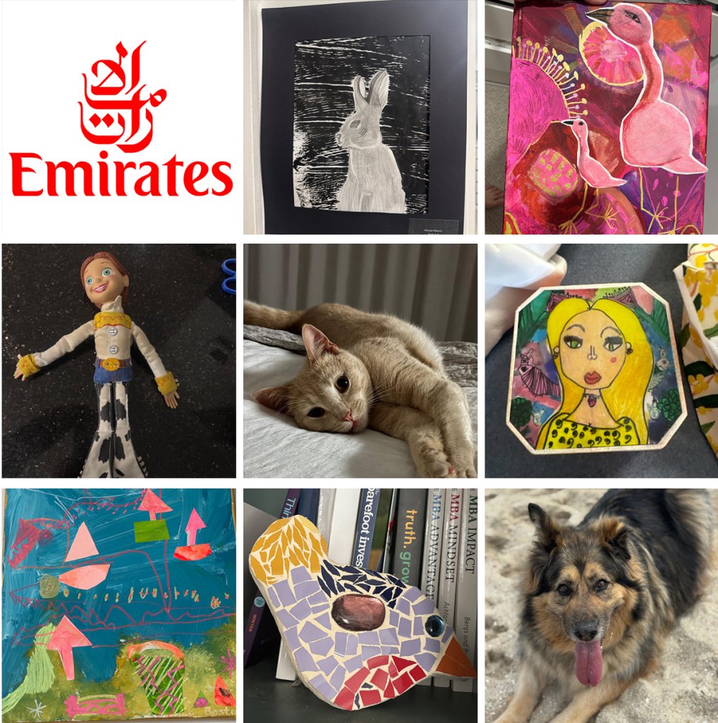 Client artwork reference images