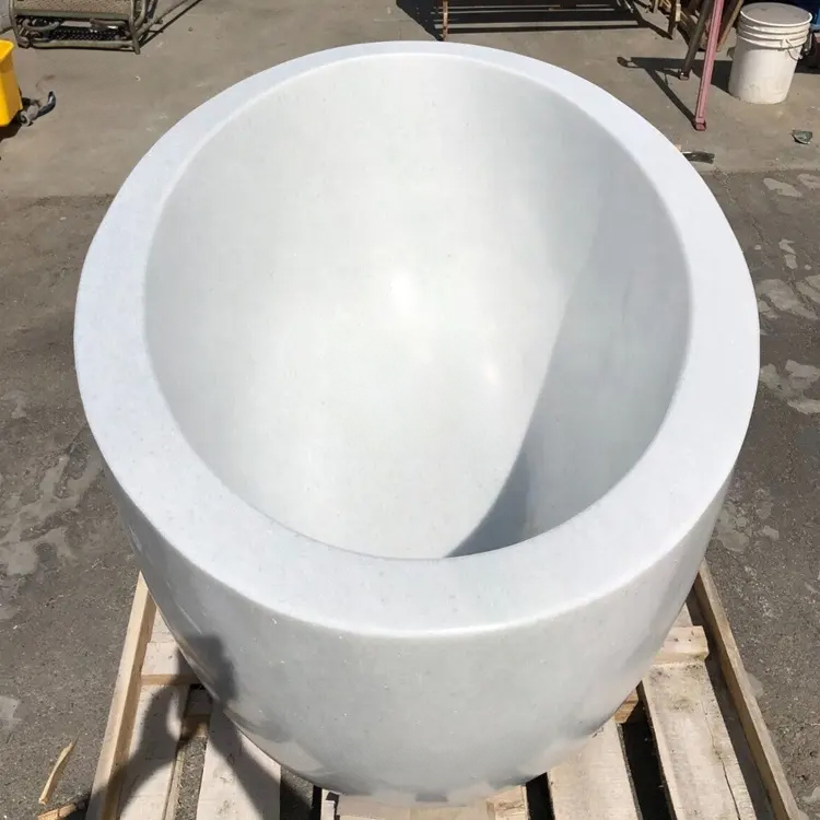 Luxury marble Freestanding Egg Bath