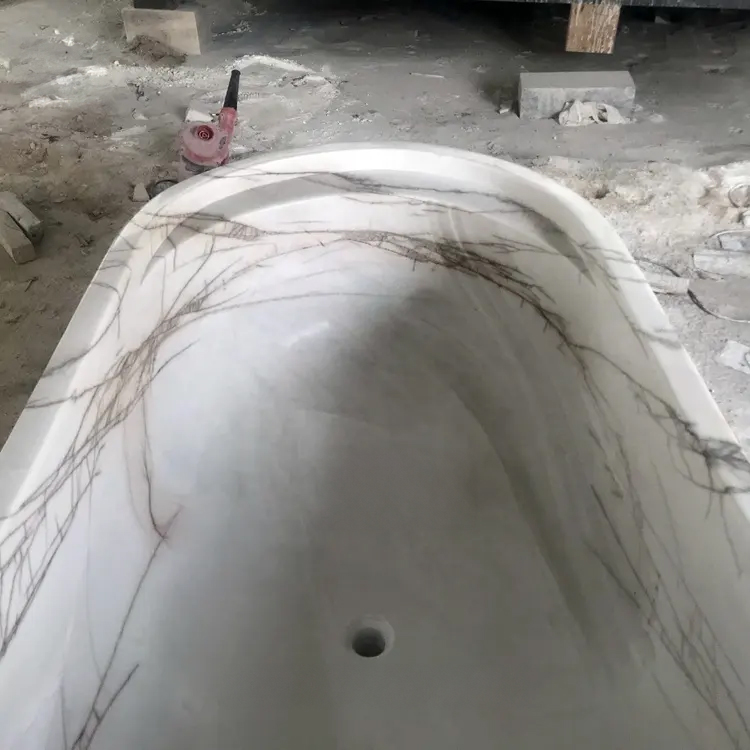Luxury marble Modern Slipper Bath