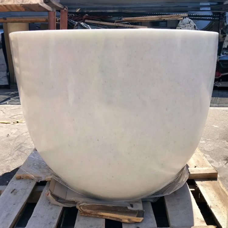 Modern marble Freestanding Egg Bath